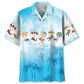 Skydiving Sky Hawaiian Shirt For Summer Vacation, Beach Travel, And Casual Wear