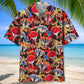 Tropical Skydiving Hawaiian Shirt For Island Getaways, Outdoor Gatherings, And Comfortable Summer Wear