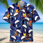 Tropical Skydiving Hawaiian Shirt For Summer Vacation, Beach Travel, And Casual Wear