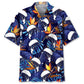 Tropical Skydiving Hawaiian Shirt For Summer Vacation, Beach Travel, And Casual Wear