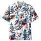 Snow Skiing Hawaiian Shirt For Beach Days, Summer Outings, And Thoughtful Gift Giving