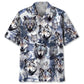 Snow Wolf Hawaiian Shirt For Animal Lovers, Beach Travel, And Casual Summer Style