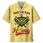 Softball Home Hawaiian Shirt For Summer Vacation, Beach Travel, And Casual Wear