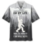 Funny Bigfoot Reflection Hawaiian Shirt For Tropical Holidays, Outdoor Gatherings, And Everyday Comfort