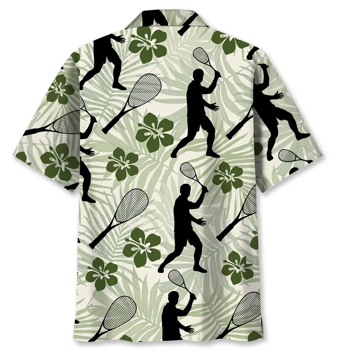 Squash Sport Hibiscus Hawaiian Shirt