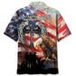 Hawaiian Shirt / Adults / S Stand For The Flag Kneel For The Cross Hawaiian Shirt