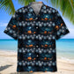 Starry Camping Hawaiian Shirt For Tropical Holidays, Outdoor Gatherings, And Everyday Comfort