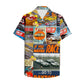 Island Stock Car Racing Magazine Aloha Hawaiian Shirt For Racing Fans, Summer Outings, And Relaxed Vacation Wear