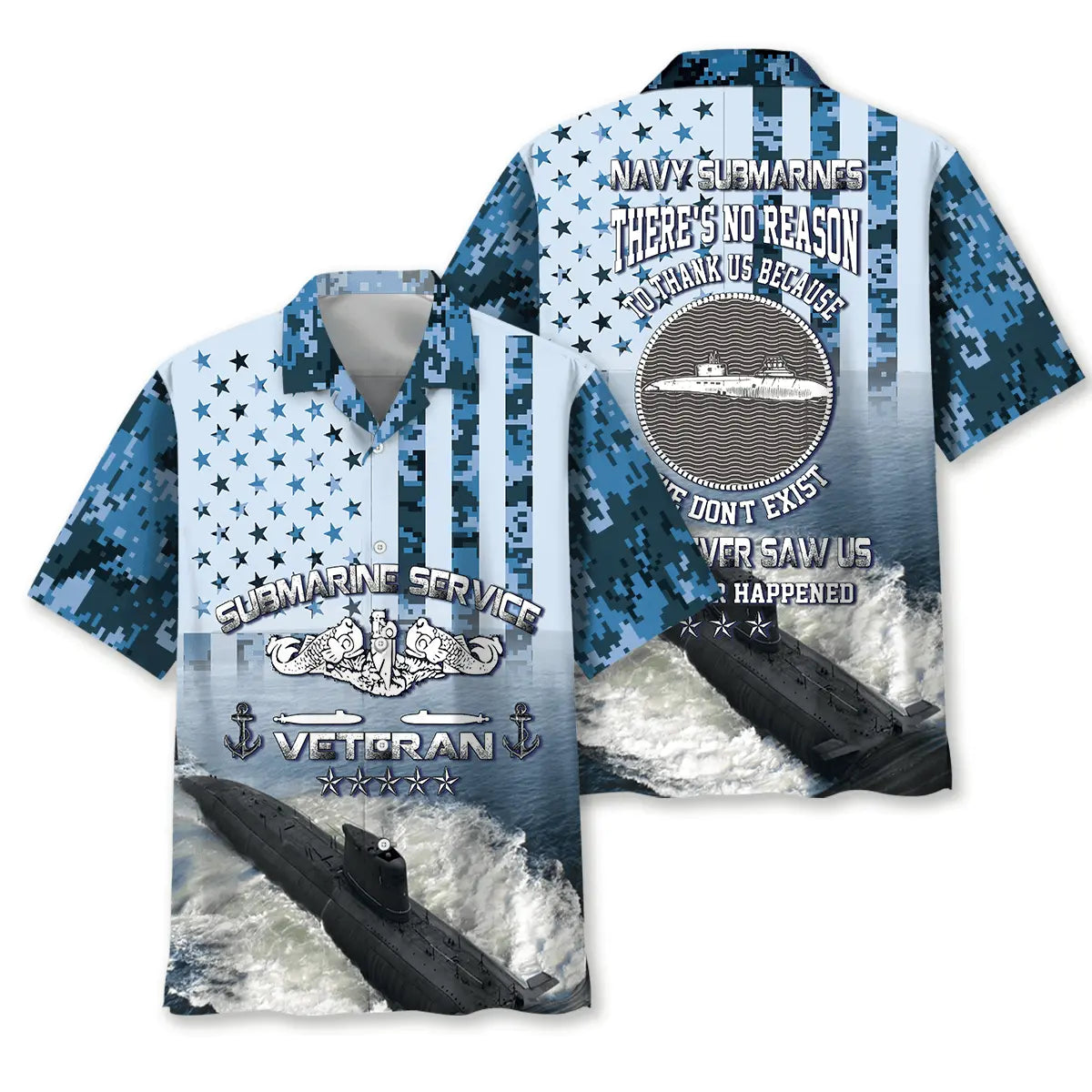 Submarine Service Veteran Hawaiian Shirt For Summer Gathering And Thoughtful Gifting