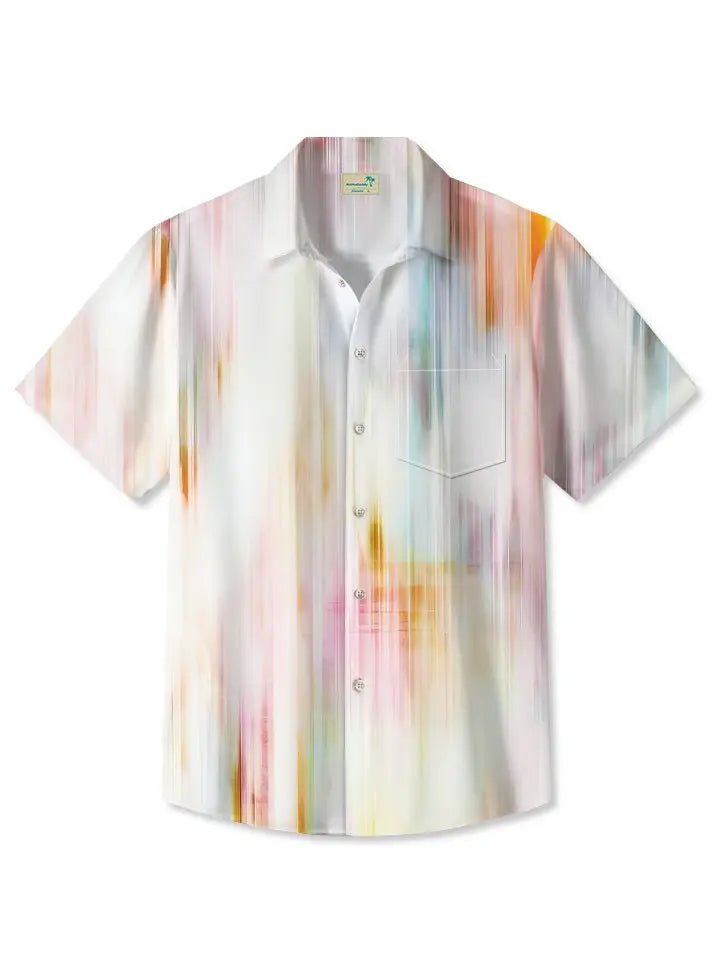 Summer 3D Art Geometric Lines Leisure Vacation Hawaiian Shirt