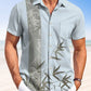 Summer Bamboo Beach Vacation Hawaiian Shirt For Summer Vacation, Beach Travel, And Casual Wear