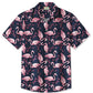 Hawaiian Shirt / Adults / S Summer Beach Flamingo Casual Vacation Hawaiian Shirt