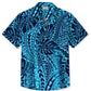 Summer Beach Leaves Vacation Hawaiian Shirt For Tropical Holidays, Resort Trips, And Relaxed Coastal Style