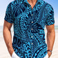 Summer Beach Leaves Vacation Hawaiian Shirt For Tropical Holidays, Resort Trips, And Relaxed Coastal Style