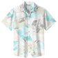 Tropical Summer Beach Leaves Gradient Hawaiian Shirt For Beach Days, Summer Outings, And Thoughtful Gift Giving