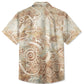 Summer Beach Mural Primitive Vacation Hawaiian Shirt For Tropical Holidays, Outdoor Gatherings, And Everyday Comfort