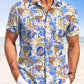 Summer Beach Plant Vineman Vacation Hawaiian Shirt For Island Vacations, Resort Wear, And Relaxed Seasonal Style