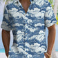 Hawaiian Shirt / Adults / S Summer Beach Waves Casual Vacation Hawaiian Shirt