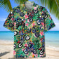 Summer Dirt Bike Hawaiian Shirt For Island Vacations, Resort Wear, And Relaxed Seasonal Style