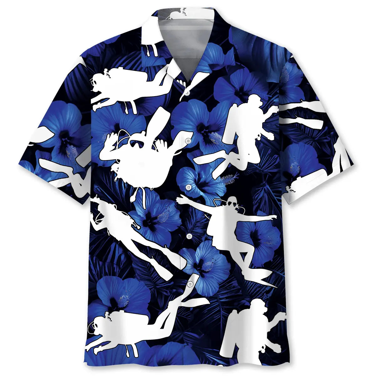 Summer Diver Hawaiian Shirt For Resort Trips, Coastal Parties, And Warm Weather Style
