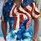 Hawaiian Shirt / Adults / S Summer Flag Independence Day Casual Beach Vacation Hawaiian Shirt