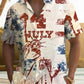 Summer Flag Independence Beach Vacation Hawaiian Shirt For Patriotic Events, Summer Travel, And Casual Outdoor Wear