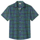 Summer Geometric Line Fluorescent Pattern Casual Vacation Hawaiian Shirt