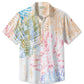 Summer Leaves Beach Vacation Hawaiian Shirt For Tropical Holidays, Resort Trips, And Relaxed Coastal Style