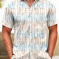 Summer Line Gradient Vacation Hawaiian Shirt For Beach Days, Coastal Adventures, And Thoughtful Gift Giving
