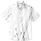 Summer Lines Curves Geometric Pattern Vacation Hawaiian Shirt For Summer Vacation, Beach Travel, And Casual Wear