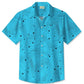 Summer Lines Wavy Beach Vacation Hawaiian Shirt For Tropical Holidays, Resort Trips, And Relaxed Coastal Style
