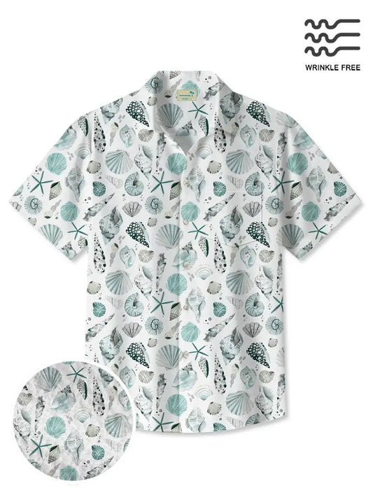 Gothic Dark Summer Ocean Beach Hawaiian Shirt For Summer Vacation, Beach Travel, And Casual Wear