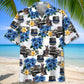Summer Car Police Hawaiian Shirt For Beach Days, Summer Outings, And Thoughtful Gift Giving