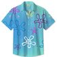 Floral Summer Ombre Plant Vacation Hawaiian Shirt For Beach Days, Summer Outings, And Thoughtful Gift Giving