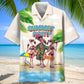 Summer Party Flamingo Hawaiian Shirt For Beach Days, Summer Outings, And Thoughtful Gift Giving