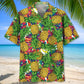 Summer Pineapple Hawaiian Shirt For Island Vacations, Resort Wear, And Relaxed Seasonal Style