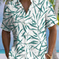 Hawaiian Shirt / Adults / S Summer Plant Leaves Beach Casual Vacation Hawaiian Shirt