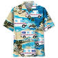 Summer Postal Service Car Hawaiian Shirt For Beach Party And Memorable Gifting