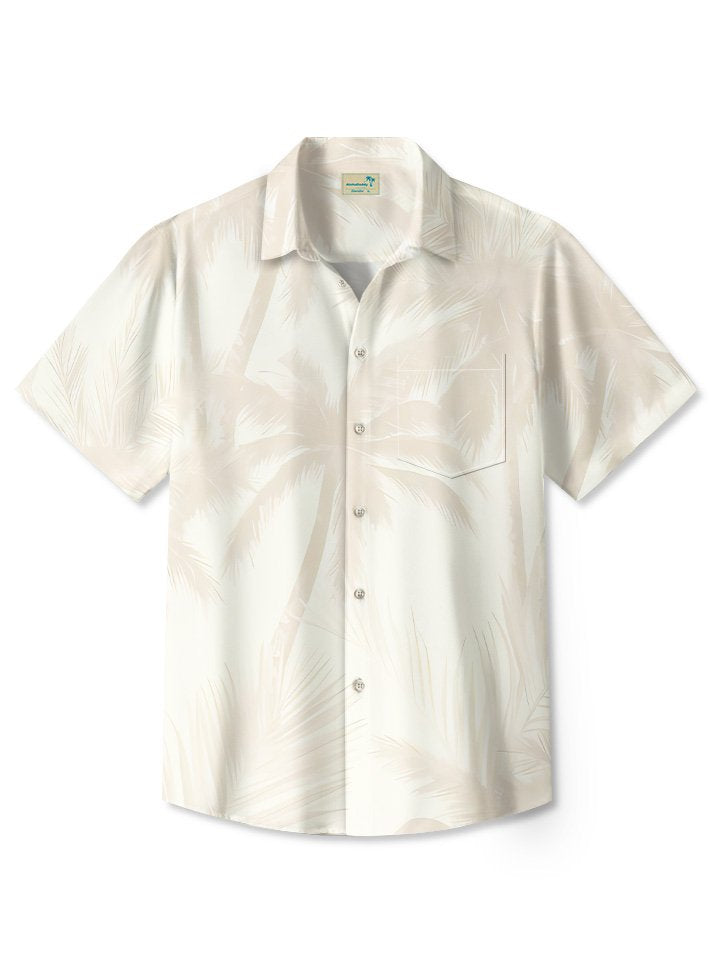 Tropical Summer Beach Coconut Tree Vacation Hawaiian Shirt For Resort Trips, Coastal Parties, And Warm Weather Style