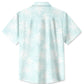 Tropical Summer Beach Coconut Tree Vacation Hawaiian Shirt For Summer Vacation, Beach Travel, And Casual Wear