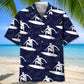 Colorful Surfing Hawaiian Shirt For Beach Days, Weekend Events, And Thoughtful Gift Giving
