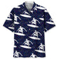 Colorful Surfing Hawaiian Shirt For Beach Days, Weekend Events, And Thoughtful Gift Giving