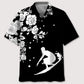 Surfing Rose Hawaiian Shirt For Active Holidays, Resort Trips, And Warm Weather Gatherings