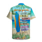 Island Cute Surfing Unique Special Palm Beach Pattern Hawaiian Shirt For Summer Vacation, Beach Travel, And Casual Wear