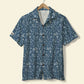 Dark Island Summer Surfing Aloha Blue Boards Hawaiian Shirt For Beach Days, Weekend Events, And Thoughtful Gift Giving