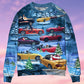 Compact Roadster Sports Car Enthusiast Sweater For Motorsport Fans Travel Parties And Relaxed Daily Outfits