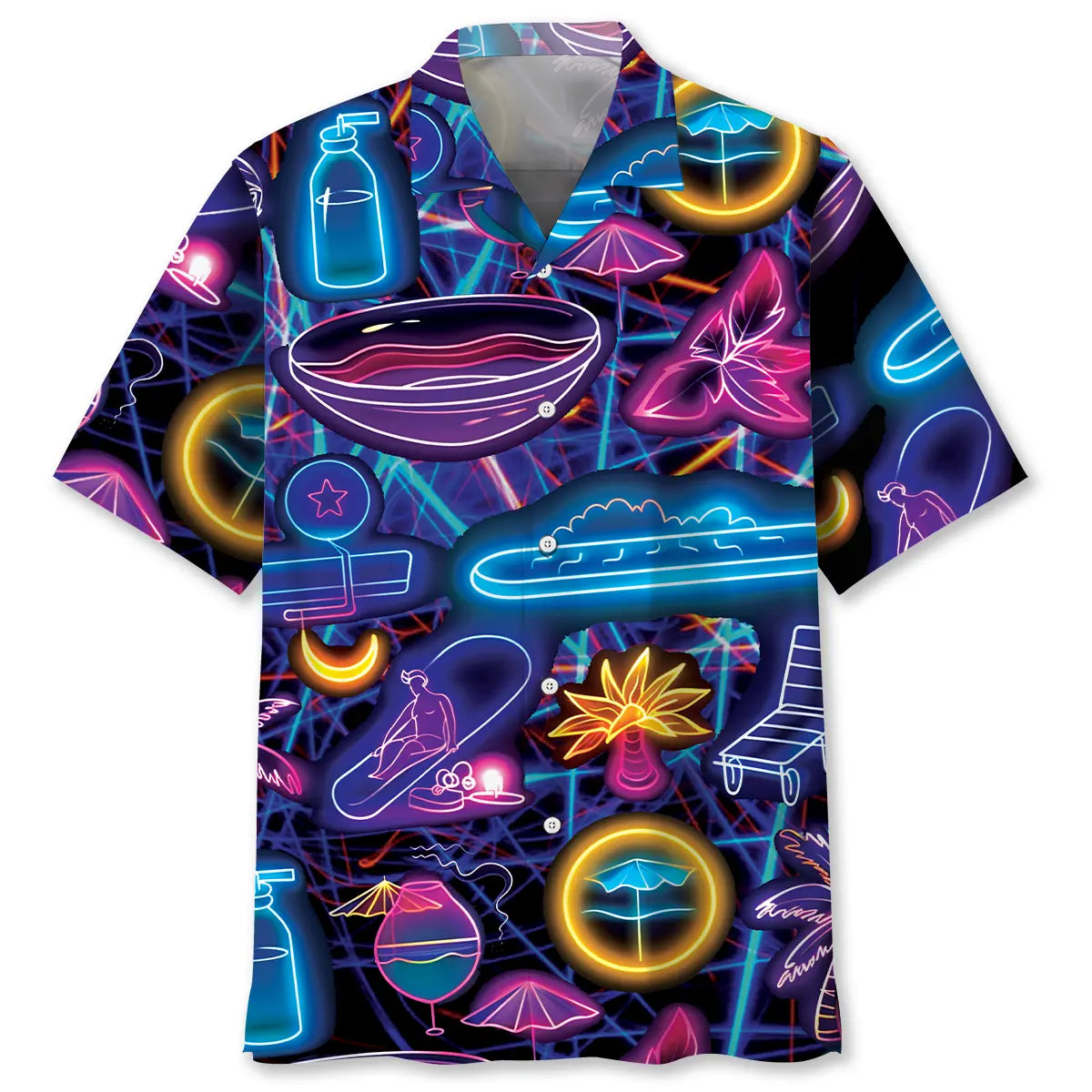Swimming Pool Party Hawaiian Shirt For Sports Fans, Summer Outings, And Relaxed Vacation Wear