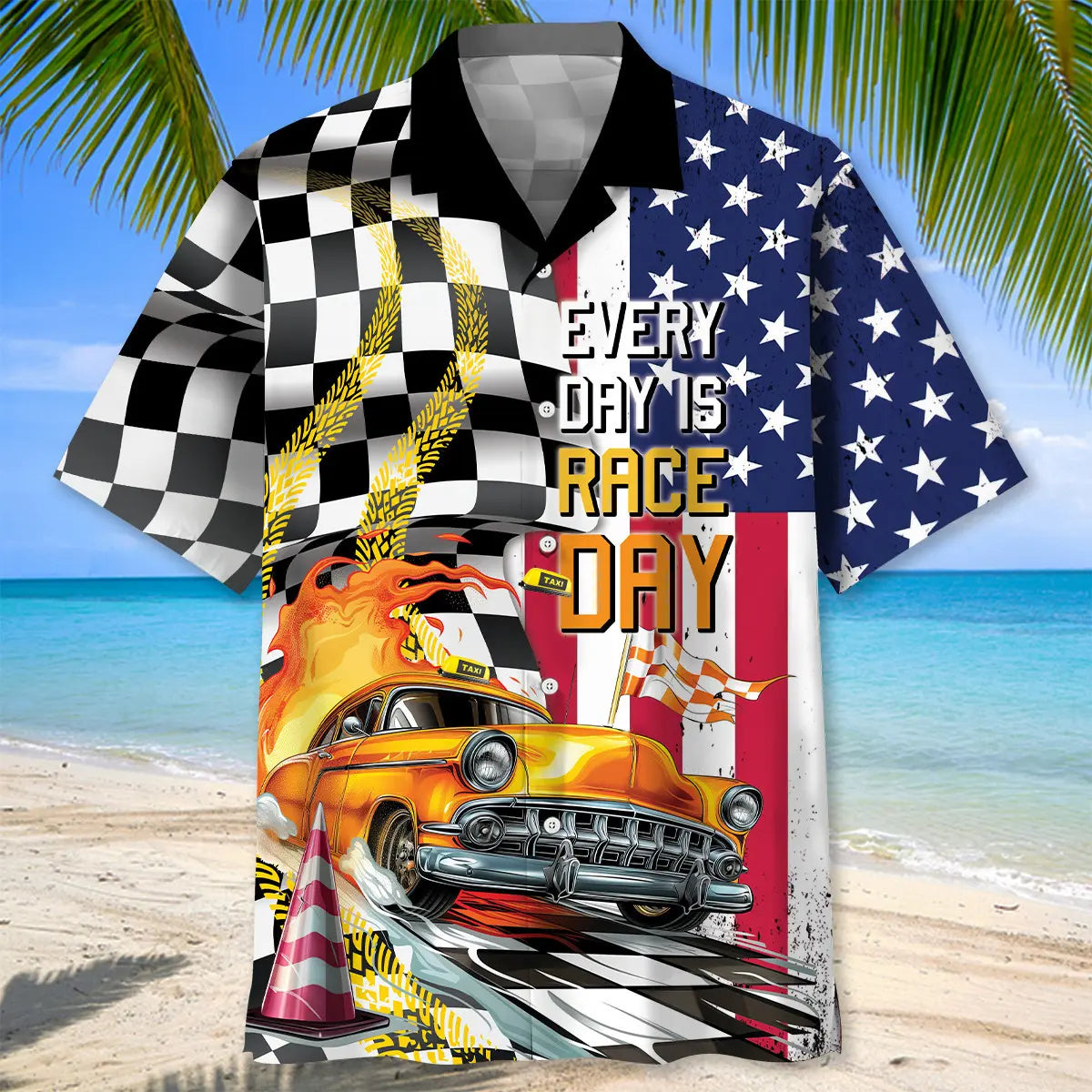 Taxi Driver Hawaiian Shirt For Beach Days, Summer Outings, And Thoughtful Gift Giving