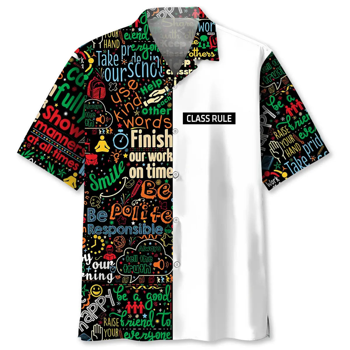 Teacher Class Rules Hawaiian Shirt For Island Adventure And Memorable Gifting