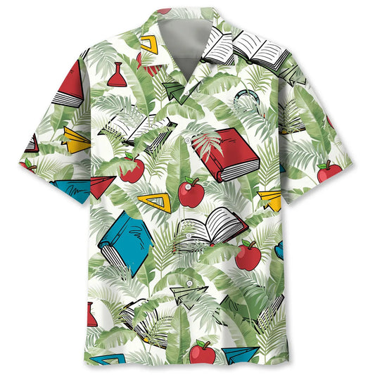 Teacher Tropical Hawaiian Shirt For Family Vacation And Easygoing Fashion
